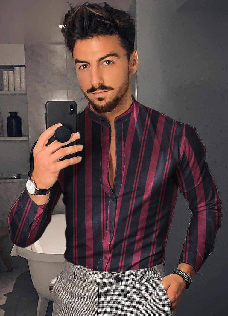 Mens Shirt New Hawaiian Men Single Button Wild Printed Male Blouses Long Sleeved Striped 2021, Beige
Mens Shirt New Hawaiian Men Single Button Wild Printed Male Blouses Long Sleeved Striped 2021, Beige