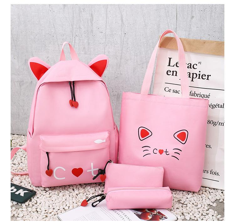 School Bags 4 Piece Set Schoolbags For Teenage Girls High Quality Backpack Cute Print Women Female Shoulder 2021, Yellow
School Bags 4 Piece Set Schoolbags For Teenage Girls High Quality Backpack Cute Print Women Female Shoulder 2021, Yellow