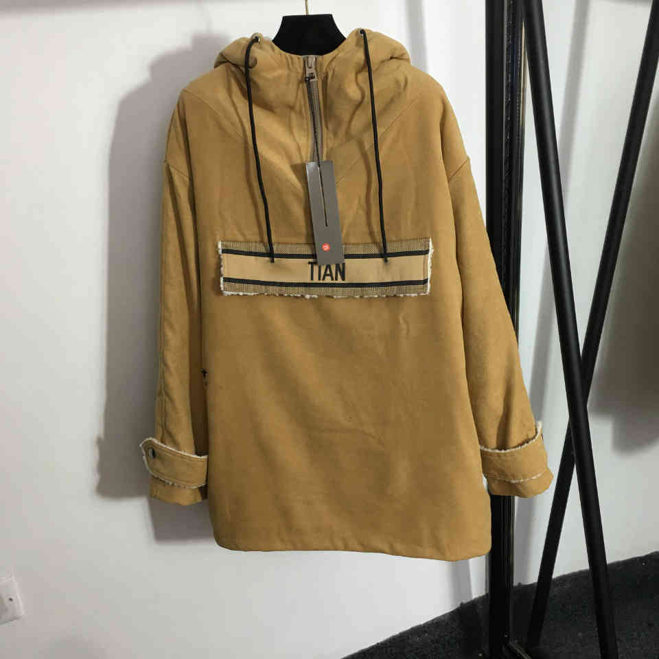 dr 2021 winter women hooded jacket cd new Lamb plus velvet coat Half-zip long-sleeved hooded sweatshirt warm jackets, Yellow
dr 2021 winter women hooded jacket cd new Lamb plus velvet coat Half-zip long-sleeved hooded sweatshirt warm jackets, Yellow