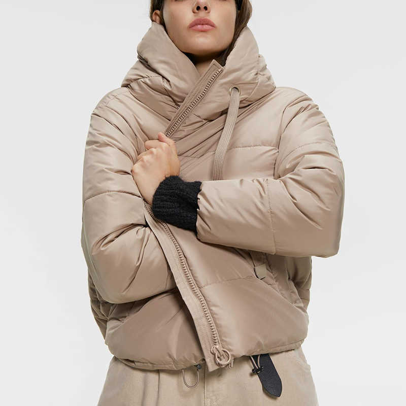 Winter Hooded Parkas Woman Warm Down Jacket Cotton Padded Large Size Coat Thicken Women Casual Puffer 211013