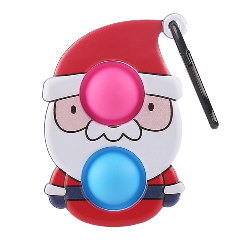 Keychains 4 Pcs Christmas Finger Bubble Music Keychain Elk Snowman Keyring Pendant Adults Fingertip Decompression Toys Child Puzzle Toy, Silver
Keychains 4 Pcs Christmas Finger Bubble Music Keychain Elk Snowman Keyring Pendant Adults Fingertip Decompression Toys Child Puzzle Toy, Silver