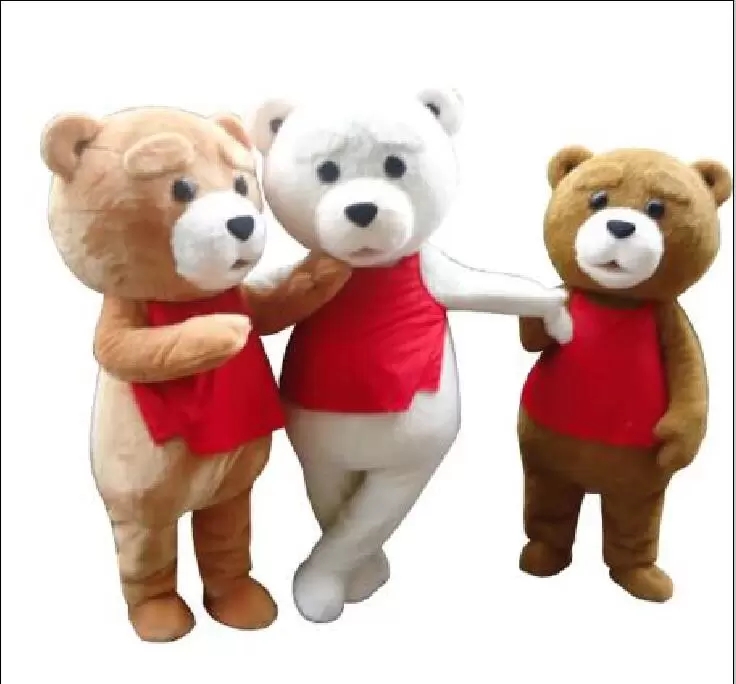 Factory sale hot Tedy Costume Adult Fur Teddy Bear Mascot Costume