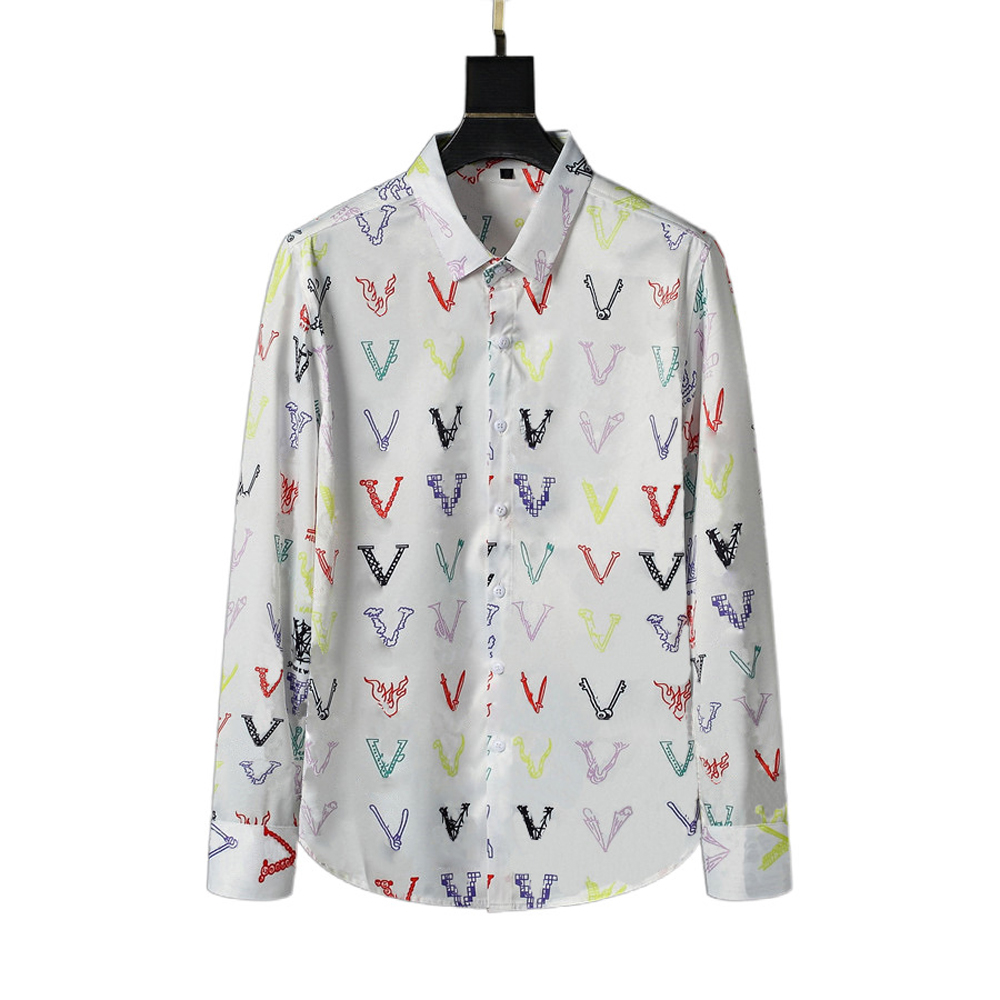 2021 Designers Mens Dress Shirts Business Fashion Casual Long Sleeve Shirt Brands Men Spring Slim Fit chemises de marque pour hommes Clothing
2021 Designers Mens Dress Shirts Business Fashion Casual Long Sleeve Shirt Brands Men Spring Slim Fit chemises de marque pour hommes Clothing