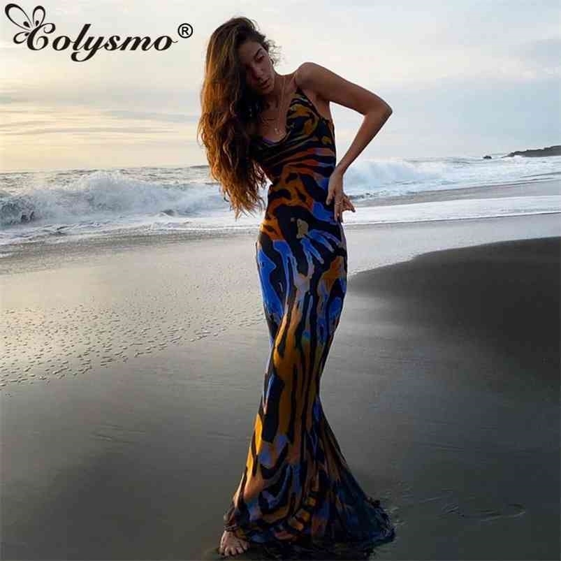 Colysmo Print Maxi Dres Sexy Low Cut Cowl Neck Back Lace Up es Seaside Party Club Wear Long 210701, Red
Colysmo Print Maxi Dres Sexy Low Cut Cowl Neck Back Lace Up es Seaside Party Club Wear Long 210701, Red