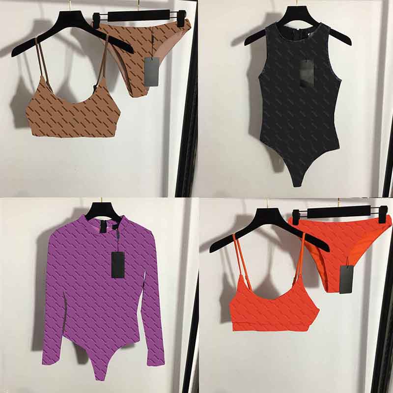 Full Letter Printed Halter Swimwear Summer Ladies Suspender Swimsuit Women Holiday Split Stand Collar Long Sleeve Bathing Suit
Full Letter Printed Halter Swimwear Summer Ladies Suspender Swimsuit Women Holiday Split Stand Collar Long Sleeve Bathing Suit