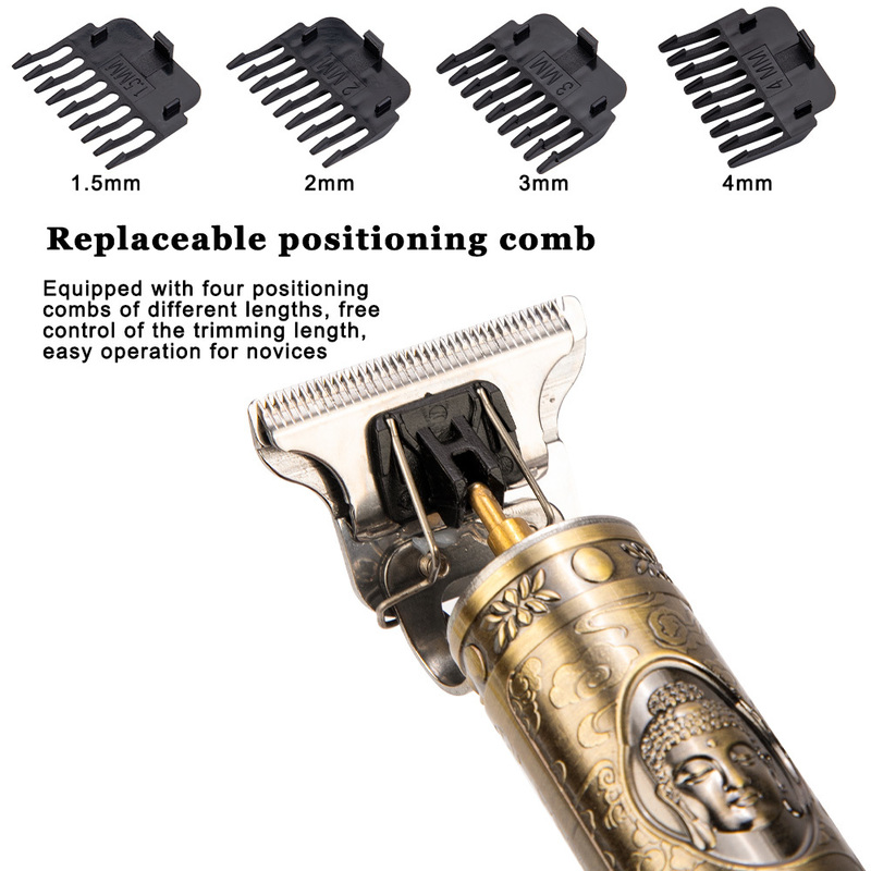 Haircut Machine For Men Professional Clippers USB Rechargeable Barber Shop Beard Shaver Electric Trimmer Dragon T9 220216