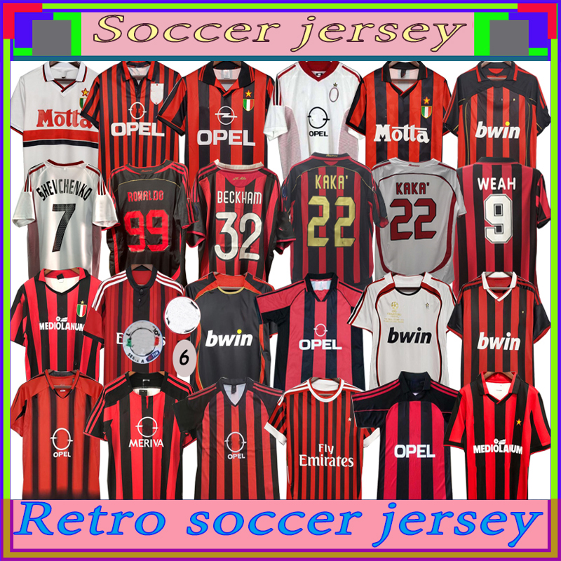 98 00 11 12Retro milan Soccer Jersey KAKA RONALDO GILARDINO INZAGHI Retro Camiseta 2006 2007 Long sleeve milan soccer jersey classic vintag, 99-00
98 00 11 12Retro milan Soccer Jersey KAKA RONALDO GILARDINO INZAGHI Retro Camiseta 2006 2007 Long sleeve milan soccer jersey classic vintag, 99-00