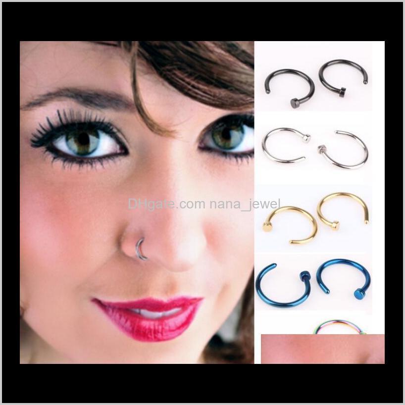 Trendy Nose Rings Body Piercing Jewelry Fashion Jewelry Stainless Steel Nose Open Hoop Ring Earring Studs Fake Nose Rings Non Piercing Liu50, Silver
Trendy Nose Rings Body Piercing Jewelry Fashion Jewelry Stainless Steel Nose Open Hoop Ring Earring Studs Fake Nose Rings Non Piercing Liu50, Silver