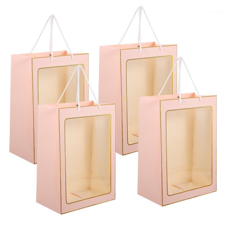Gift Wrap 4pcs Portable Flower Pouches Window Plants Bouquet Paper Packaging Bags
Gift Wrap 4pcs Portable Flower Pouches Window Plants Bouquet Paper Packaging Bags