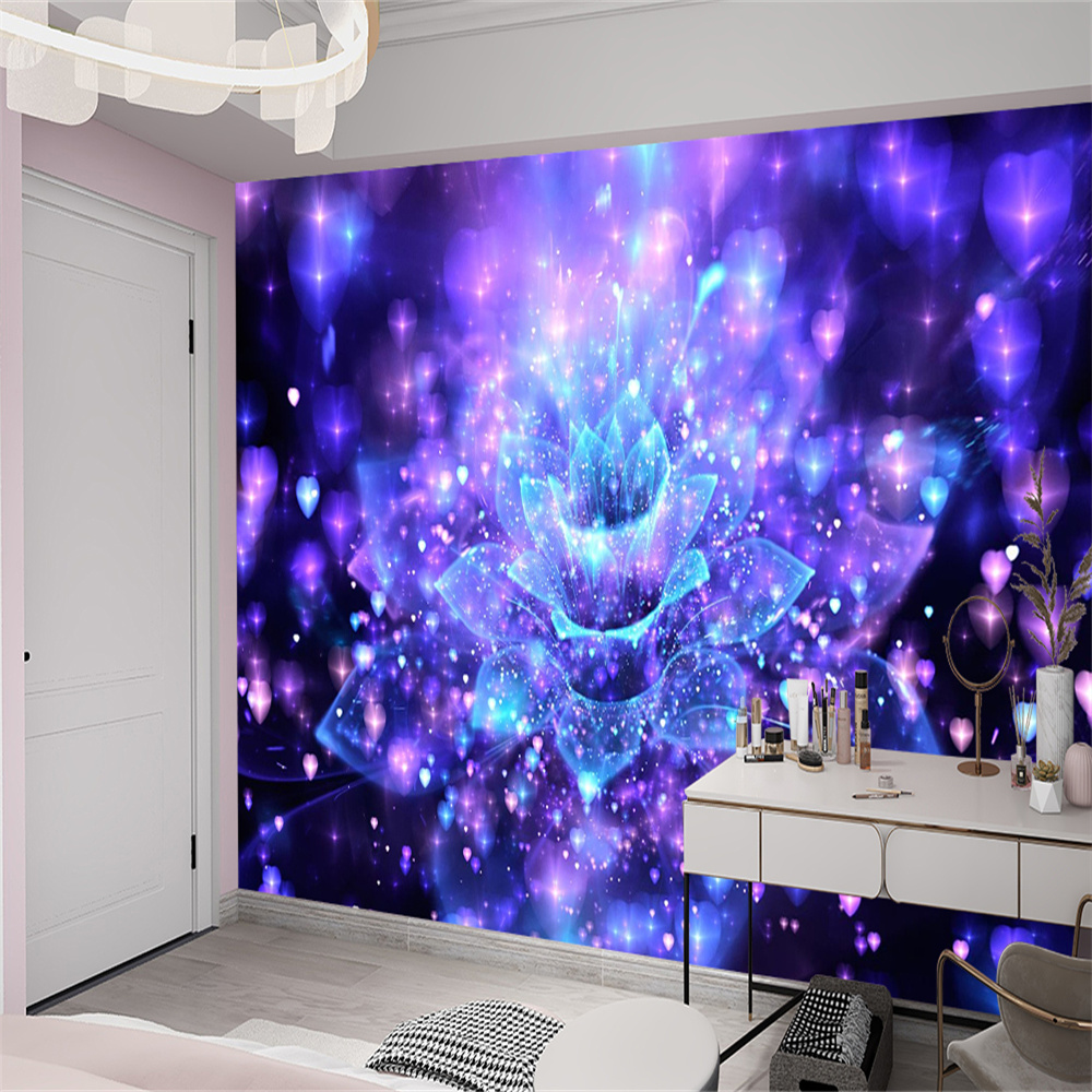 3d Modern Wallpaper Dreamy Colorful Purple Flower Interior Home Decor Living Room KTV Painting Mural Wallpapers, Blue
3d Modern Wallpaper Dreamy Colorful Purple Flower Interior Home Decor Living Room KTV Painting Mural Wallpapers, Blue