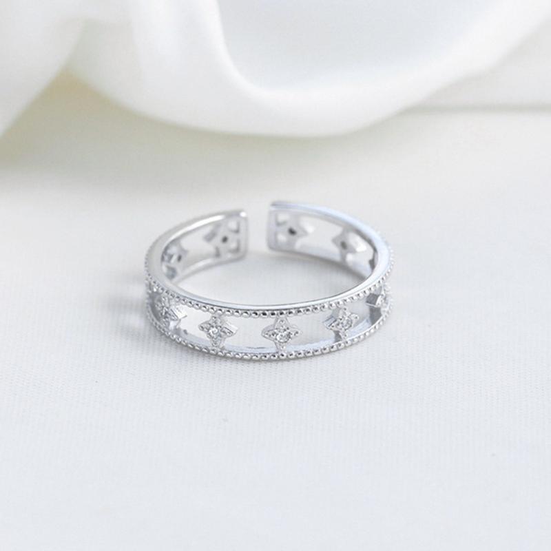 Cluster Rings 2Pcs/Lot " Fake One Penalty Ten 925 Sterling Silver Micro Inlaid Zircon Star Women Double Opening Ring Simple Jewelry, Golden;silver
Cluster Rings 2Pcs/Lot " Fake One Penalty Ten 925 Sterling Silver Micro Inlaid Zircon Star Women Double Opening Ring Simple Jewelry, Golden;silver