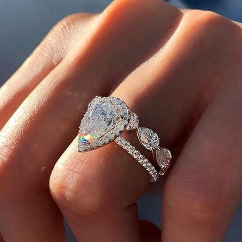 Cluster Rings 2021 Luxury Pear 925 Sterling Silver Wedding Ring Set For Women Lady Anniversary Gift Jewelry Bulk Sell Black Friday R5866
Cluster Rings 2021 Luxury Pear 925 Sterling Silver Wedding Ring Set For Women Lady Anniversary Gift Jewelry Bulk Sell Black Friday R5866