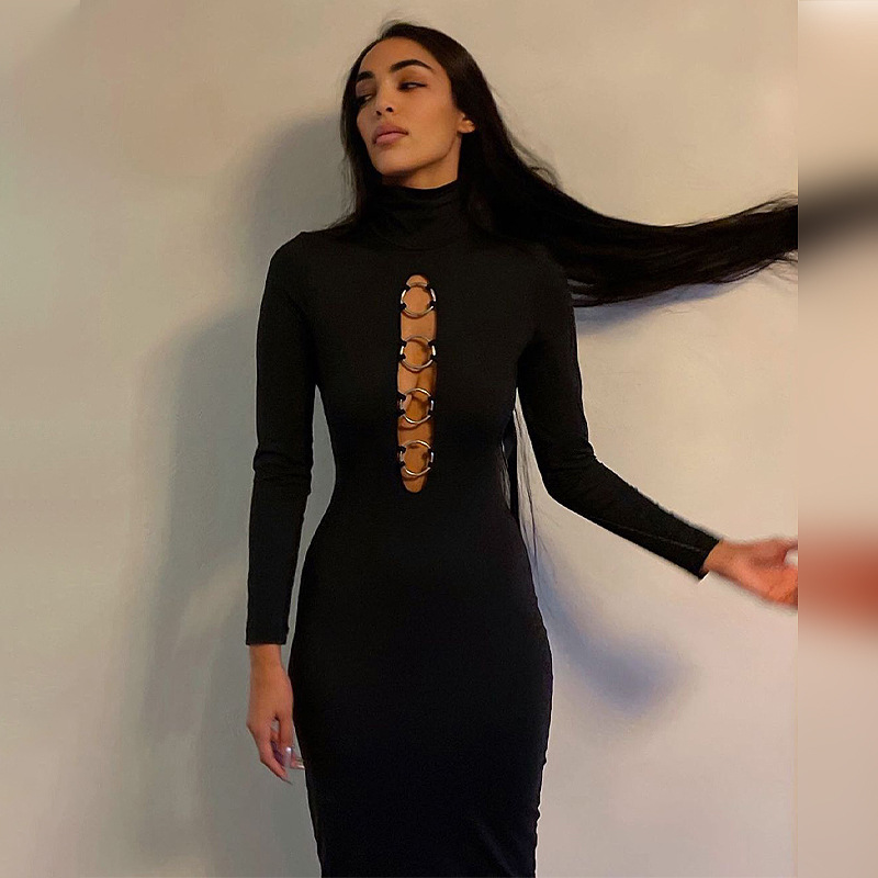 Sexy Black Party Night Club Dresses for Women Hollow Out Tuetleneck Long Sleeve Bodycon Maxi Dress N16-CZ31, Black;gray
Sexy Black Party Night Club Dresses for Women Hollow Out Tuetleneck Long Sleeve Bodycon Maxi Dress N16-CZ31, Black;gray