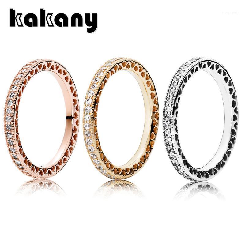Cluster Rings Kakany S925 Sterling Silver Rose Gold Ring Transparent Cz For Couples Gifts Original High Quality 1:1 Fashion Jewelry Diy1
Cluster Rings Kakany S925 Sterling Silver Rose Gold Ring Transparent Cz For Couples Gifts Original High Quality 1:1 Fashion Jewelry Diy1