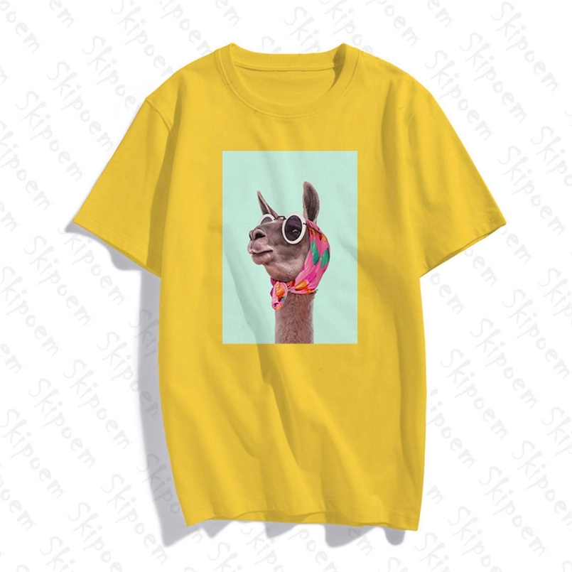 Funny Camel T-shirt Women Vintage Casual Harajuku Kawaii Korean Style Cotton Skipoem Colorful Short Sleeve Clothes Summer Tops 210708, 14
Funny Camel T-shirt Women Vintage Casual Harajuku Kawaii Korean Style Cotton Skipoem Colorful Short Sleeve Clothes Summer Tops 210708, 14
