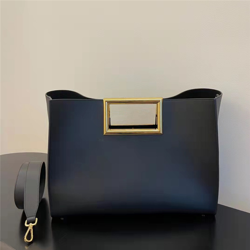 Genuine Leather Women Luxury Handbags Designer Tote Bags Fashion New Classical Simple Bucket Bag