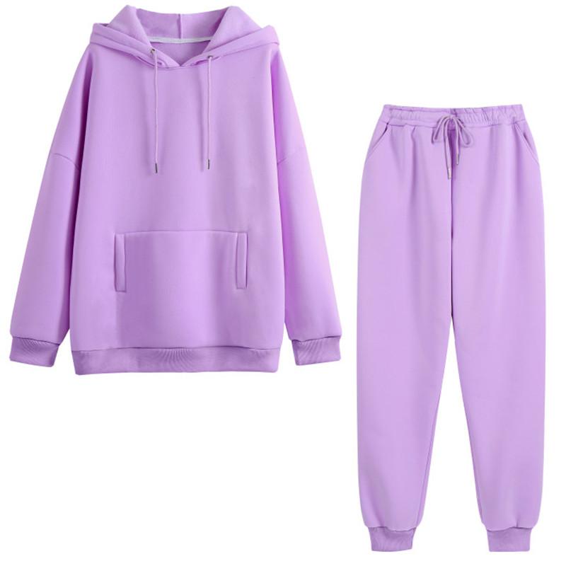Women's Two Piece Pants Women Tracksuits Spring Autumn Solid Color Fleece Hooded Sweatshirts Female Casual Set Hoodies And Long Pant Suits, White
Women's Two Piece Pants Women Tracksuits Spring Autumn Solid Color Fleece Hooded Sweatshirts Female Casual Set Hoodies And Long Pant Suits, White