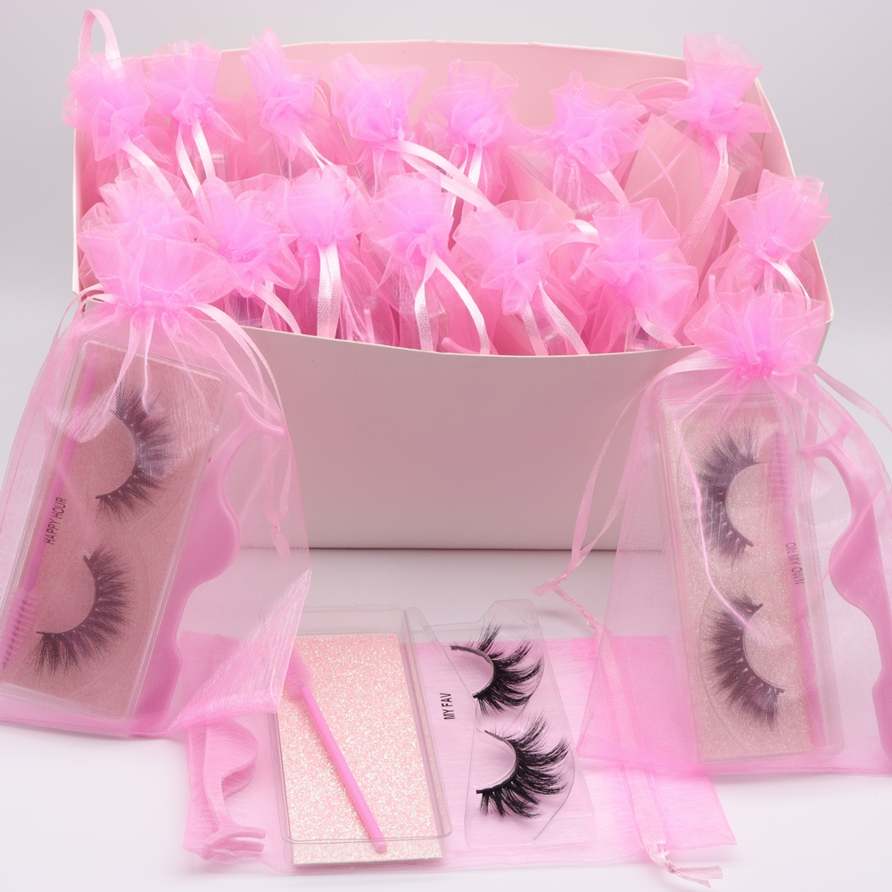 3D Faux Mink Eyelashes Natural Long Soft Handmade Cruelty-free False Eye Lashes with Tweezer Lash Brush Set in Pink Bag
3D Faux Mink Eyelashes Natural Long Soft Handmade Cruelty-free False Eye Lashes with Tweezer Lash Brush Set in Pink Bag