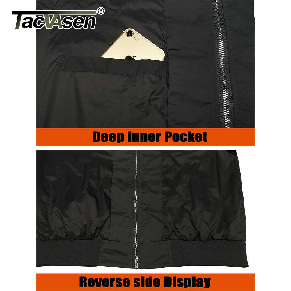 TACVASEN Jackets Men Autumn Casual Baseball Jacket Coats Military Army Bomber Pilot Jackets Outwear Fashion Slim Fit Coats M-4XL 211009