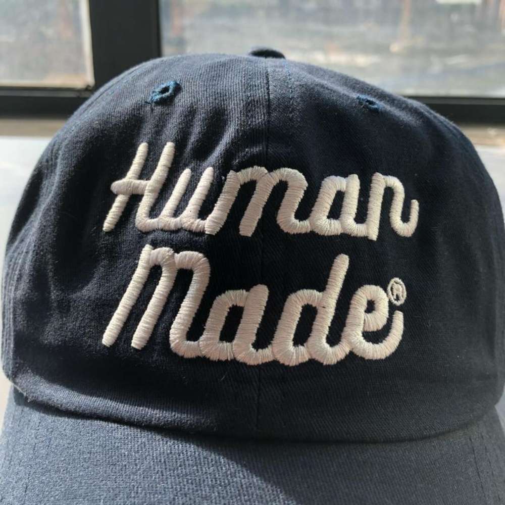 2021 Correct Version Nigo Human Made Japanese Style Trendy Embroidered Couple Letters All-Match Baseball Cap Peaked Cap, Blue;gray
2021 Correct Version Nigo Human Made Japanese Style Trendy Embroidered Couple Letters All-Match Baseball Cap Peaked Cap, Blue;gray