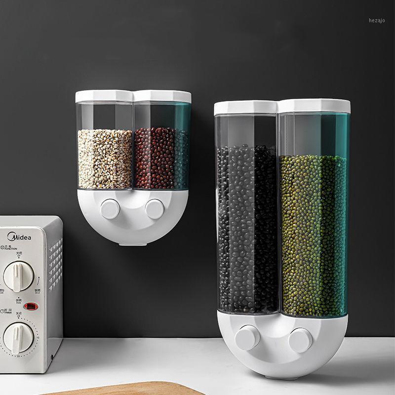 Storage Bottles & Jars Kitchen Dispenser Wall-Mounted Grain Tank Moisture-Proof Transparent Push-Type Sealed For Box
Storage Bottles & Jars Kitchen Dispenser Wall-Mounted Grain Tank Moisture-Proof Transparent Push-Type Sealed For Box