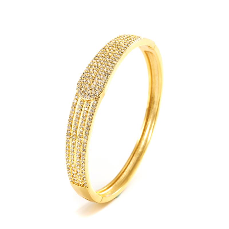 Bangle Fashion Simple Cuff Bracelets For Women Leaves Open Gift
