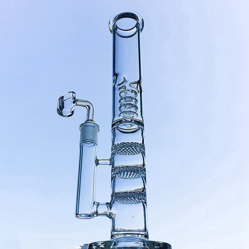 Triple Comb Perc Hookahs Glass Bong Straight Tube Birdcage Percolators Bongs 18mm Water Pipes With Ice Pinch Oil Dab Rigs Blue Green Clear
Triple Comb Perc Hookahs Glass Bong Straight Tube Birdcage Percolators Bongs 18mm Water Pipes With Ice Pinch Oil Dab Rigs Blue Green Clear
