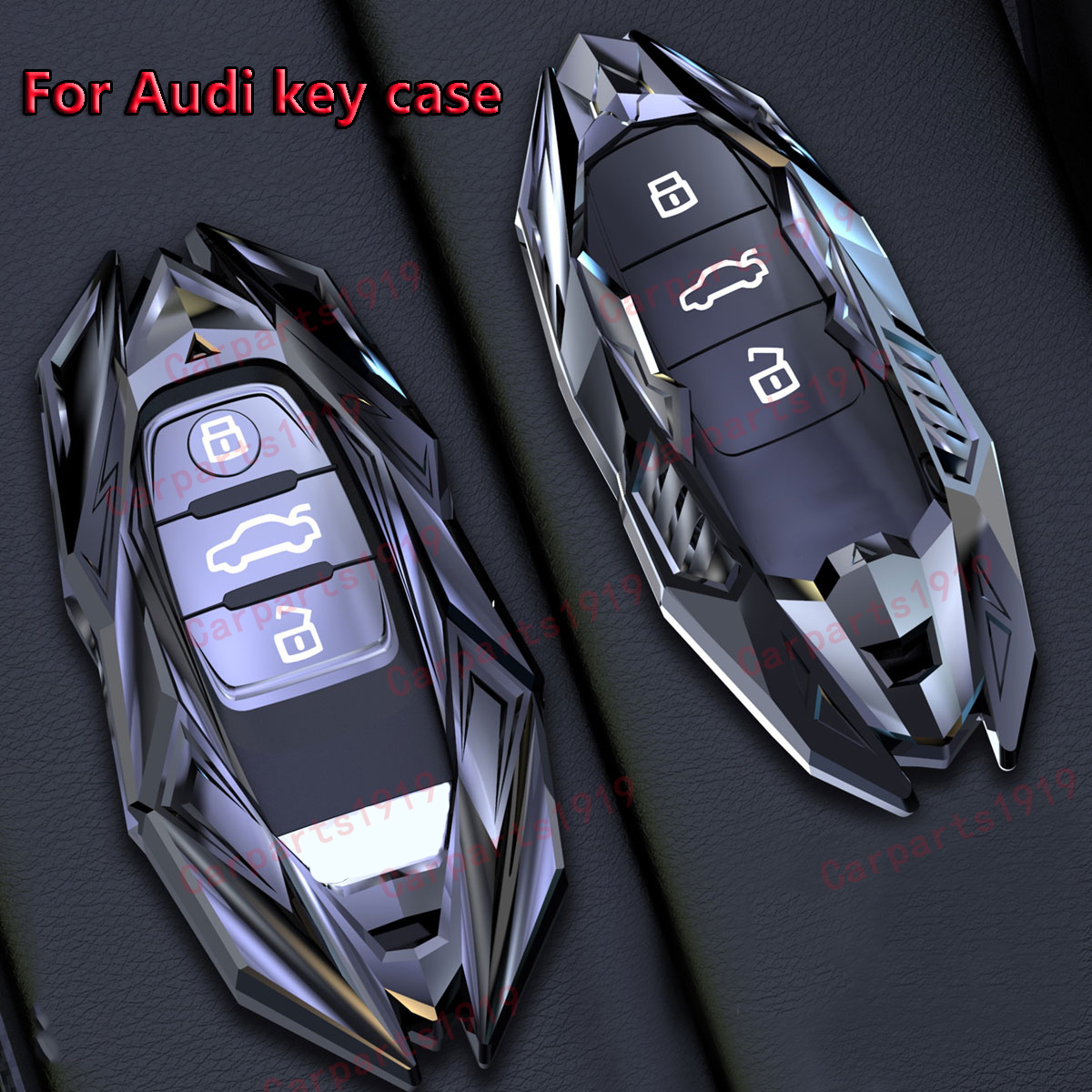 

Car Key Case Cover shell fob For Audi A1 A3 Q2L Q3 S3 S5 S6 R8 TT TTS 2020 Q7 Q5 A6 A4 A4L Q5L A5 A6L A7 A8 Q8 S4 S8 accessories, Sky blue