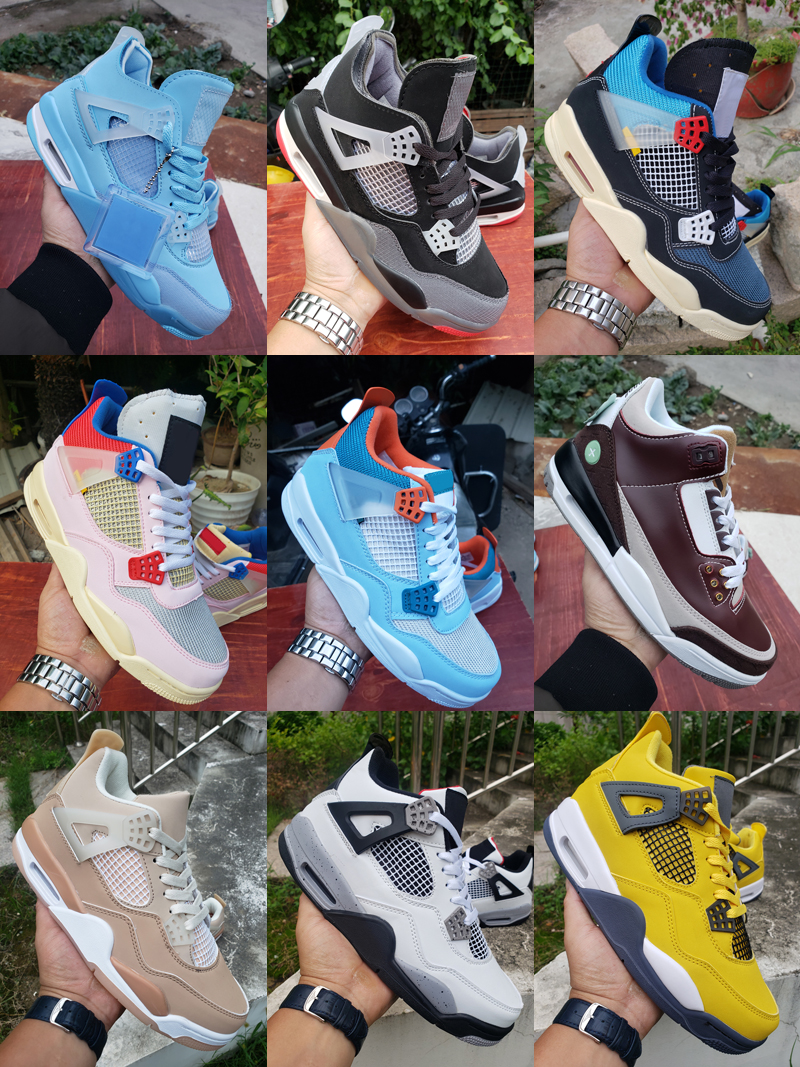 4 4s Basketball Shoes University Blue white oreo Aurora heat reactive shimmer pollen patent bred dark mocha black cat men women Sneakers, As photo 3
4 4s Basketball Shoes University Blue white oreo Aurora heat reactive shimmer pollen patent bred dark mocha black cat men women Sneakers, As photo 3