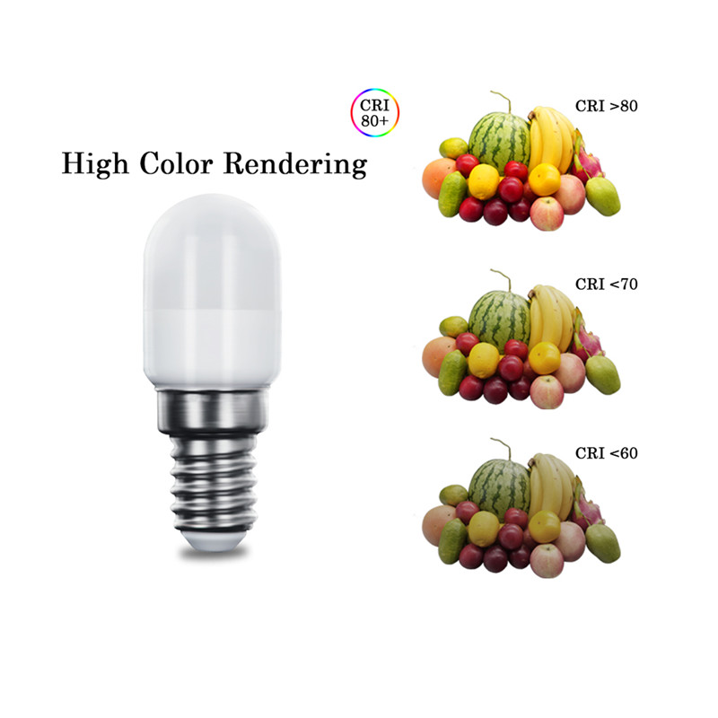 10PCS uper Bright Energy Saving Cold White Bulbs Mini 1.5w E14 Led 220v Smd Light Bulb Refrigerator Lamp For Fridge