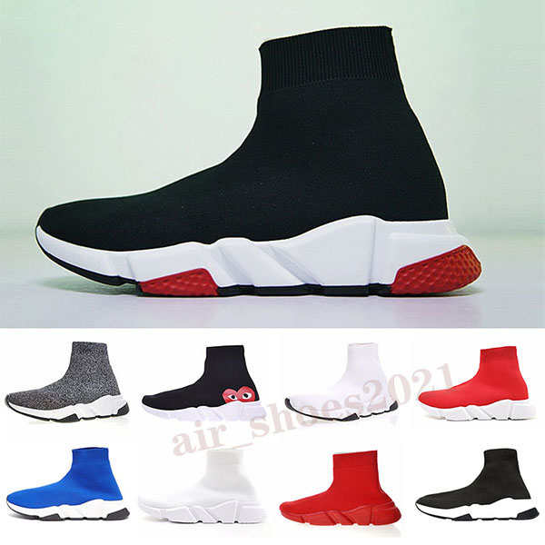 With Box Top Quality Mens Womens Casual Shoes Speed Trainers Knit Sock White Black Khaki Watermark sneakers Size 36-45, Color 1
With Box Top Quality Mens Womens Casual Shoes Speed Trainers Knit Sock White Black Khaki Watermark sneakers Size 36-45, Color 1