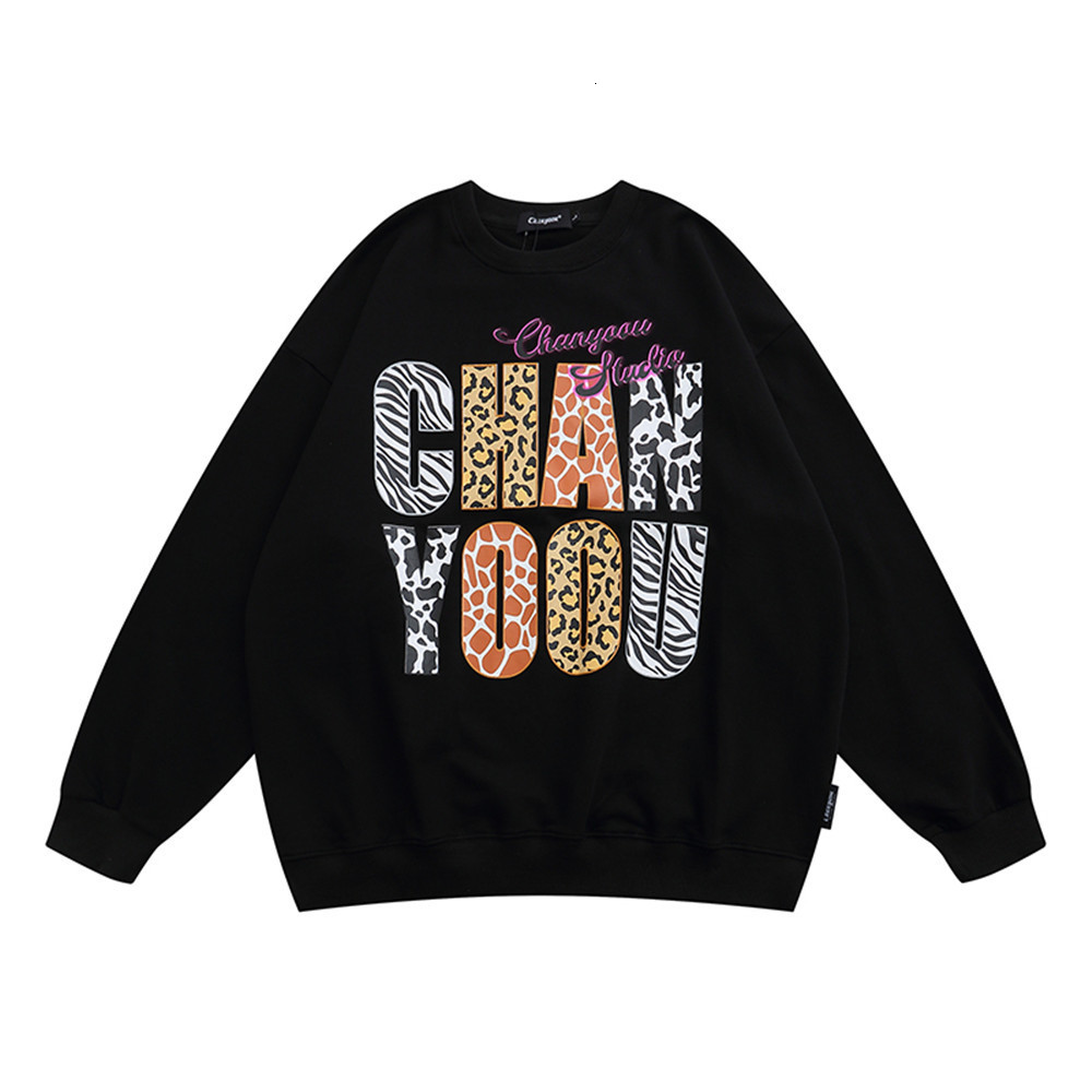 Sweatshirts Animal print letter round neck sweater mens street fashion brand loose long sleeve BF trend Pullover Hoodie, White
Sweatshirts Animal print letter round neck sweater mens street fashion brand loose long sleeve BF trend Pullover Hoodie, White