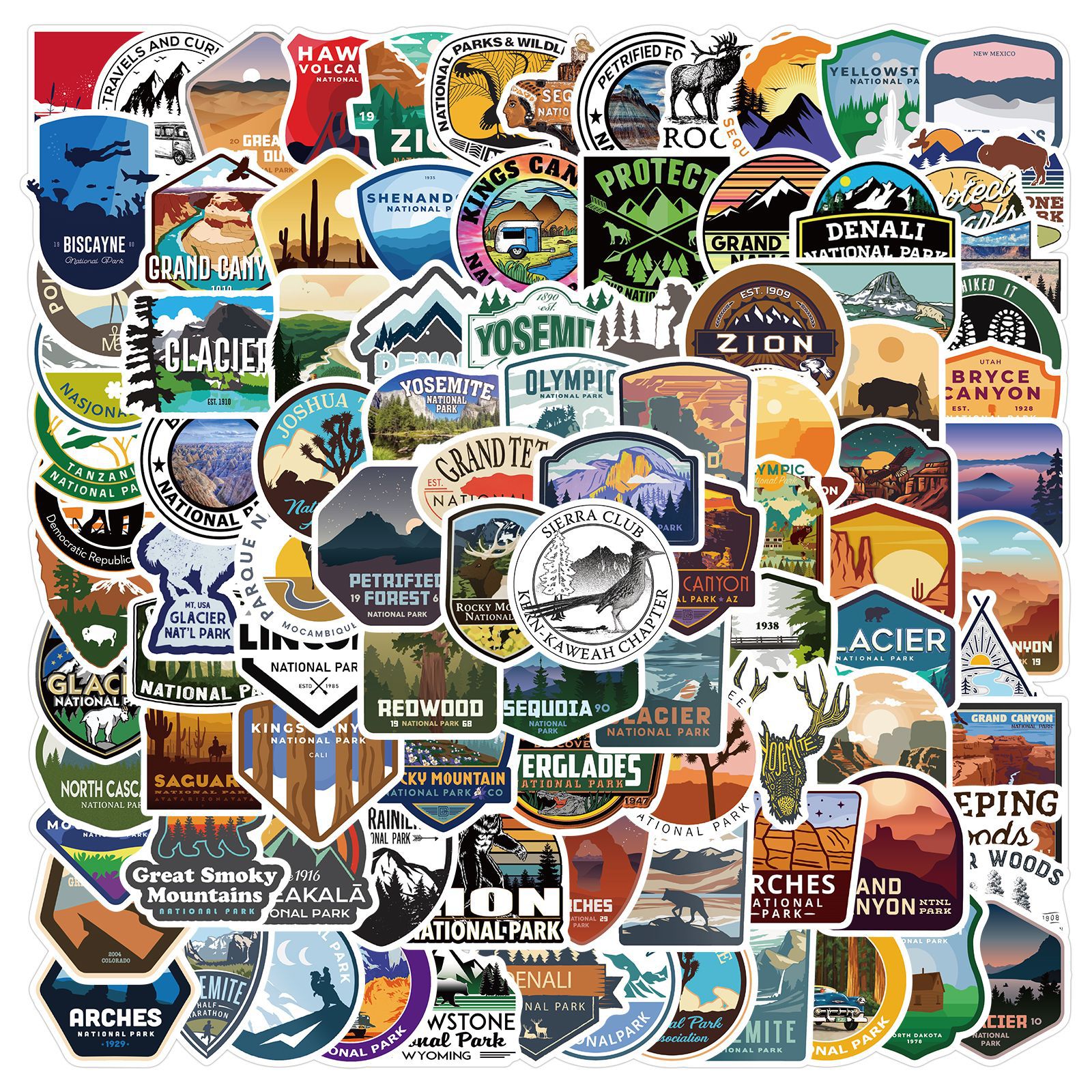 100Pcs National Park Zoo Icon Cartoon Stickers for Suitcase Skateboard Laptop Luggage Fridge Phone Styling Decal Sticker
100Pcs National Park Zoo Icon Cartoon Stickers for Suitcase Skateboard Laptop Luggage Fridge Phone Styling Decal Sticker