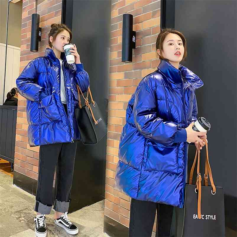 Winter women parkas fashion shiny fabric thicken windproof warm jackets coat outwears vintage korean snow wear loose jacket 210517, Yellow fabric
Winter women parkas fashion shiny fabric thicken windproof warm jackets coat outwears vintage korean snow wear loose jacket 210517, Yellow fabric