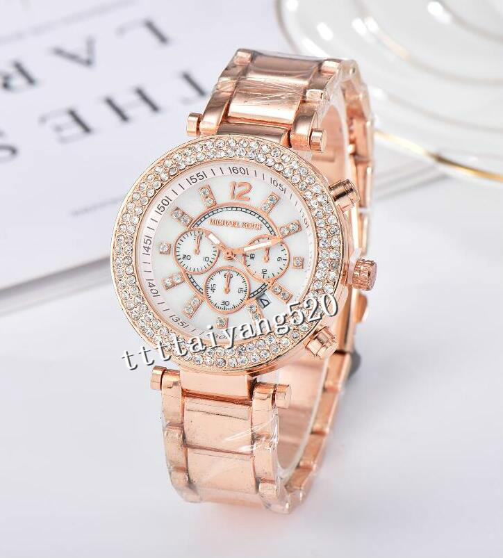 001 michaelmkkors Fashion designer Diamond Watches women Girl Big letters women Clock Wristwatch steel band watch Quartz watch men, Black;brown
001 michaelmkkors Fashion designer Diamond Watches women Girl Big letters women Clock Wristwatch steel band watch Quartz watch men, Black;brown