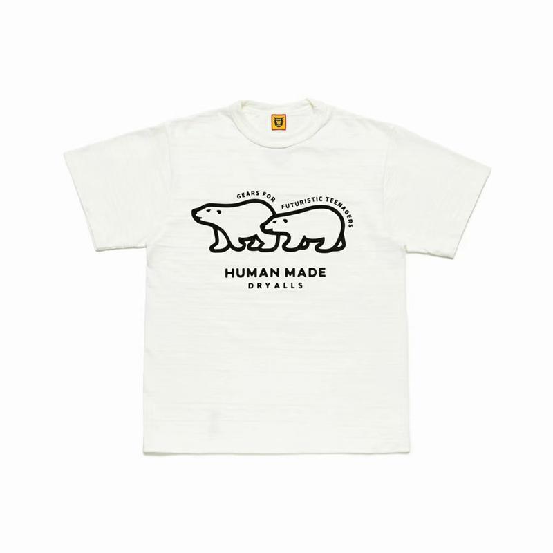 Men's T-Shirts Men Women 1:1 Top Version T-shirt Slub Cotton Tees Short Sleeve Polar Bear Pattern HUMAN MADE T Shirt
Men's T-Shirts Men Women 1:1 Top Version T-shirt Slub Cotton Tees Short Sleeve Polar Bear Pattern HUMAN MADE T Shirt