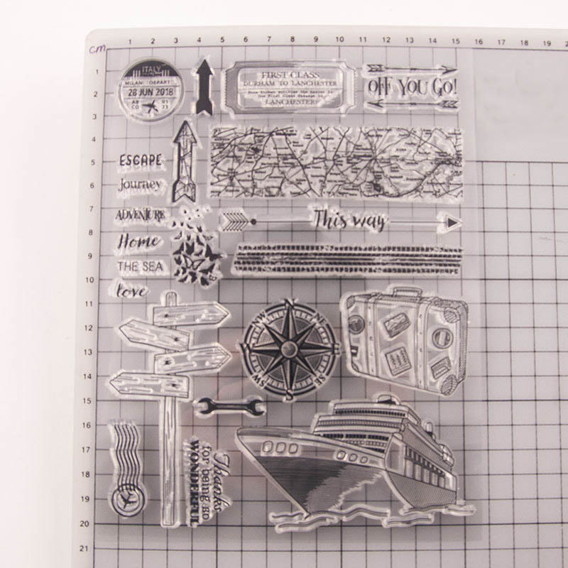 1 pcs Transparent stamp for Handbook Photo Album Decor sticker Handmade Gift Craft Card Making Decorative DIY Scrapbooking stamp