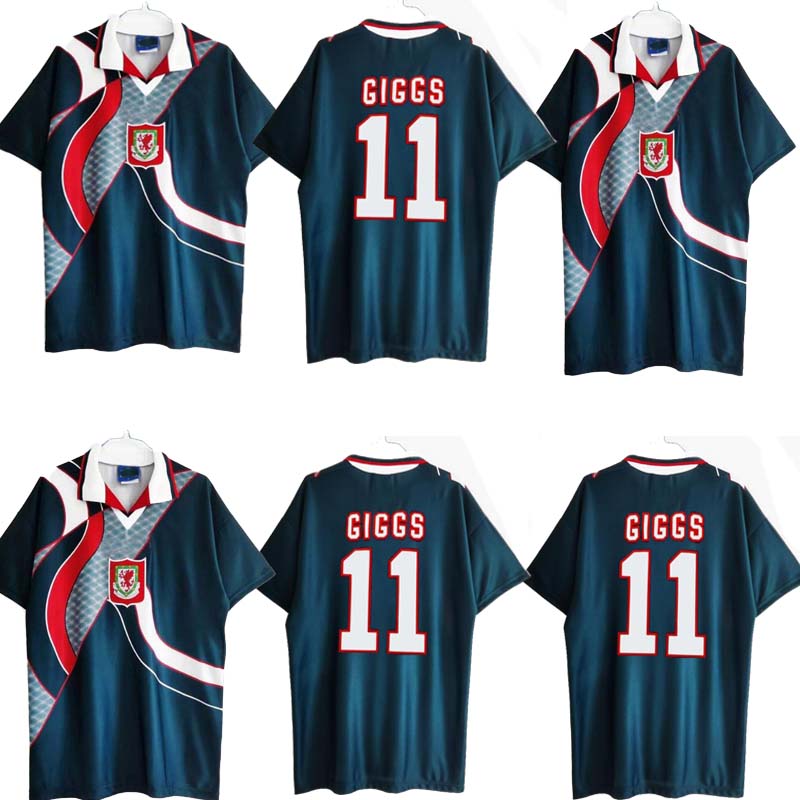1994 Wales retro melville soccer jersey 1995 1996 RUSH Giggs Hughes Saunders Boden Speed vintage classic HOME AWAY football shirtS THAILAND, Black
1994 Wales retro melville soccer jersey 1995 1996 RUSH Giggs Hughes Saunders Boden Speed vintage classic HOME AWAY football shirtS THAILAND, Black