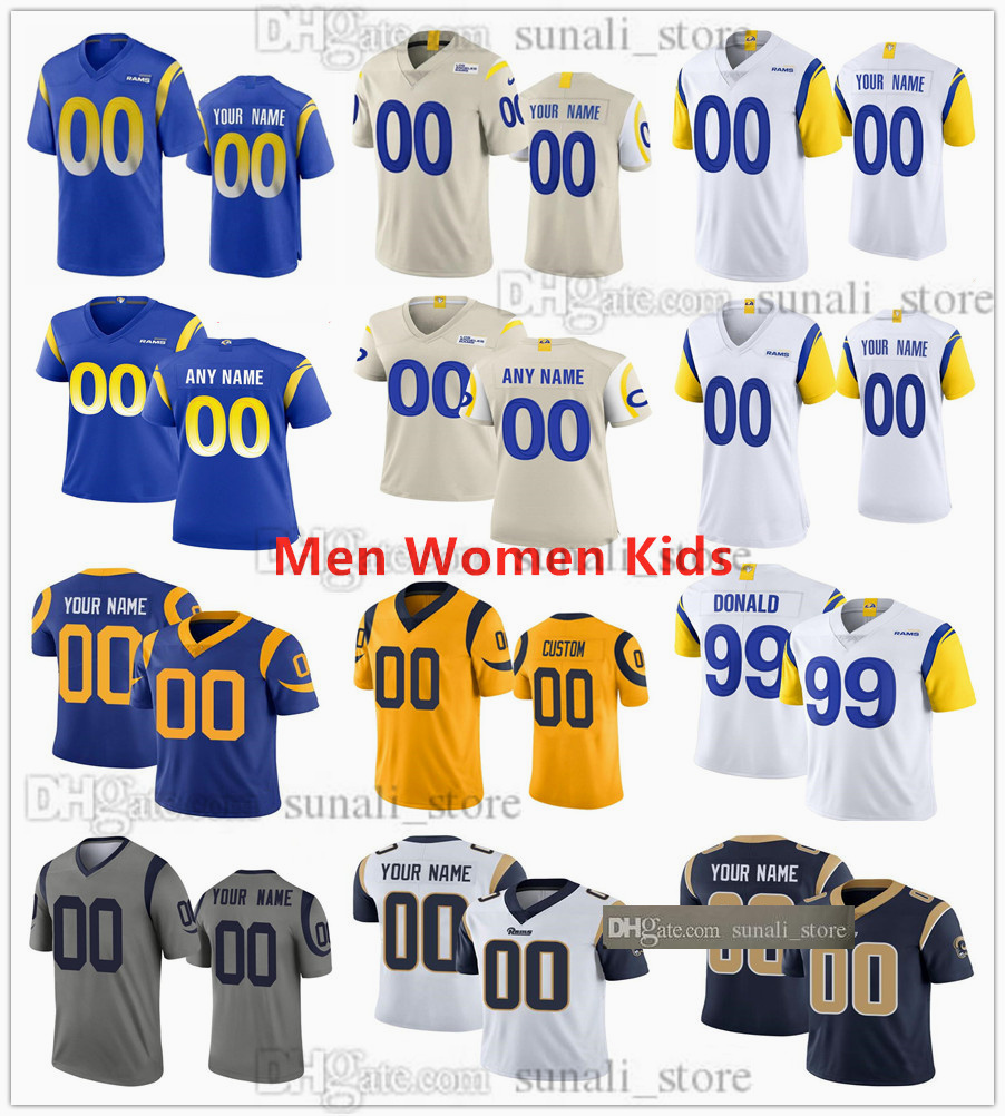 Sewn Football Jerseys 9 Matthew Stafford 99 Aaron Donald 10 Cooper Kupp 2 Robert Woods Men Women Kids White Yellow Blue, Black;red
Sewn Football Jerseys 9 Matthew Stafford 99 Aaron Donald 10 Cooper Kupp 2 Robert Woods Men Women Kids White Yellow Blue, Black;red