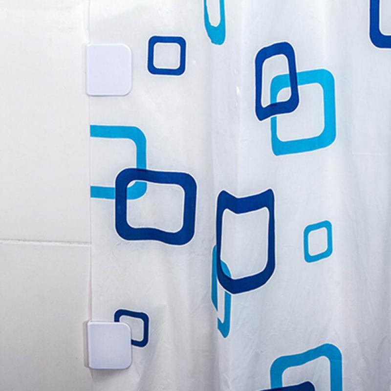 2Pcs/set Shower Curtain Clips Anti Splash Spill Drop Water High-quality Guard Shower Curtain Rings Clip Bathroom Products