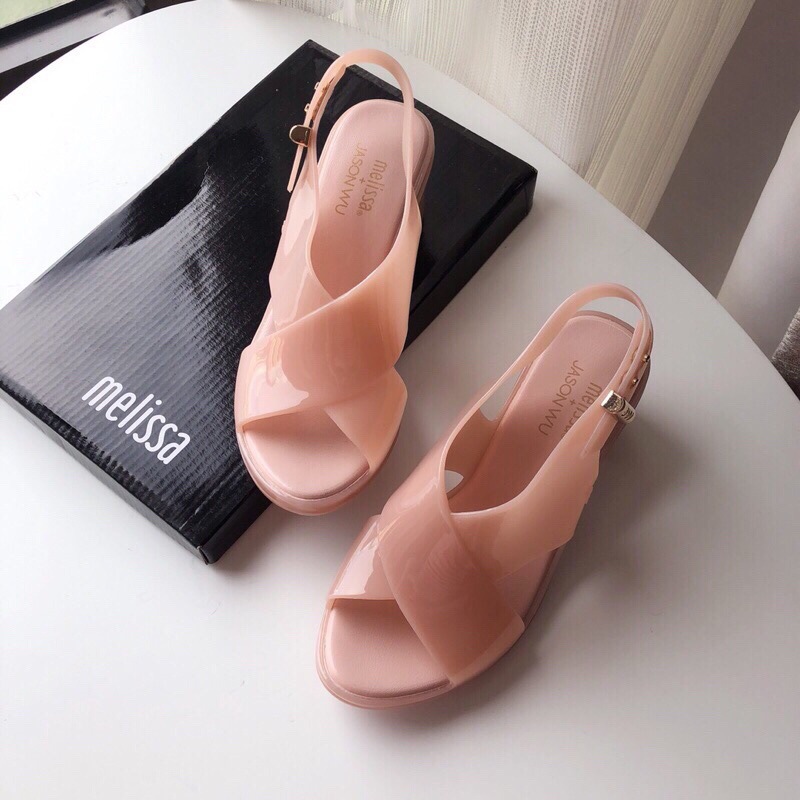Melissa Clear Heels Slippers Women Summer Sandals Fashion Transparent Coarse-Heeled Jelly Shoes High Heels Candy Shoe SM055, Pink
Melissa Clear Heels Slippers Women Summer Sandals Fashion Transparent Coarse-Heeled Jelly Shoes High Heels Candy Shoe SM055, Pink