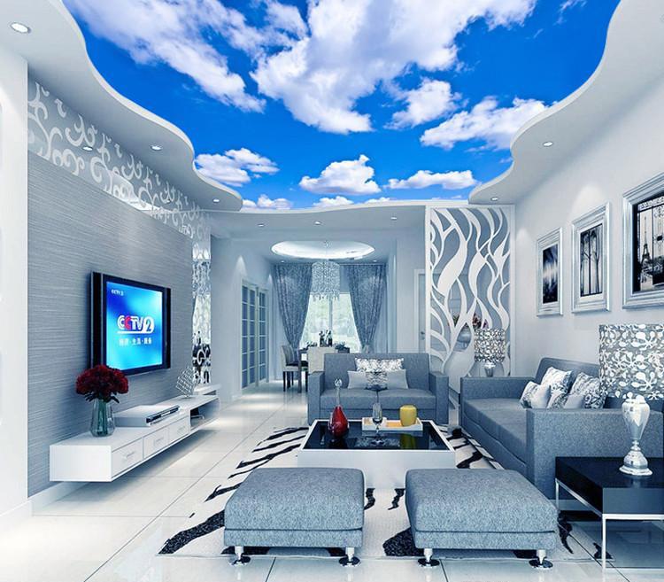 Wallpapers Blue Sky White Cloud Wallpaper Mural Custom Living Room Bedroom Roof Ceiling 3d Large Starry, As picture
Wallpapers Blue Sky White Cloud Wallpaper Mural Custom Living Room Bedroom Roof Ceiling 3d Large Starry, As picture