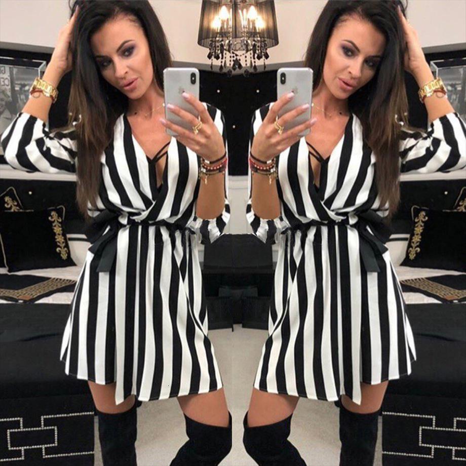 summer casual v neck women dress loose striped half sleeve beach sunresses party vestidos, Black;gray
summer casual v neck women dress loose striped half sleeve beach sunresses party vestidos, Black;gray
