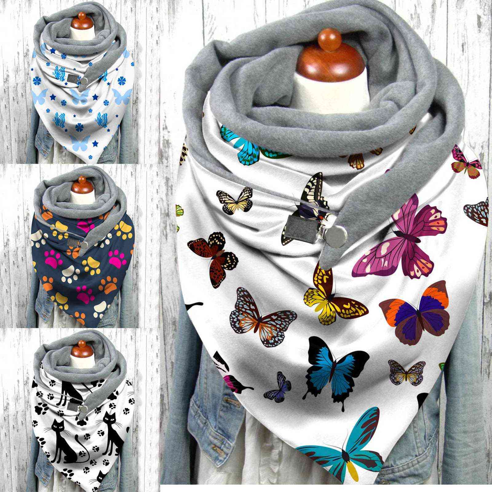 Women Butterfly Printing Scarf Fashion Retro Female Scarves Students Ladias Multi-Purpose Shawl Headband Harajuku Y1108
Women Butterfly Printing Scarf Fashion Retro Female Scarves Students Ladias Multi-Purpose Shawl Headband Harajuku Y1108