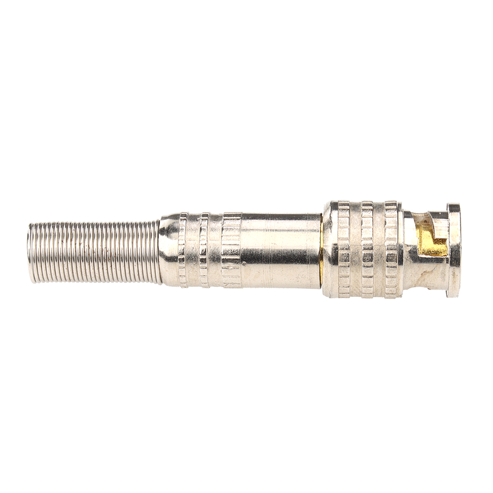 RG59 Coaxial BNC Connector Solderless with Screw BNC Connector for CCTV Camera