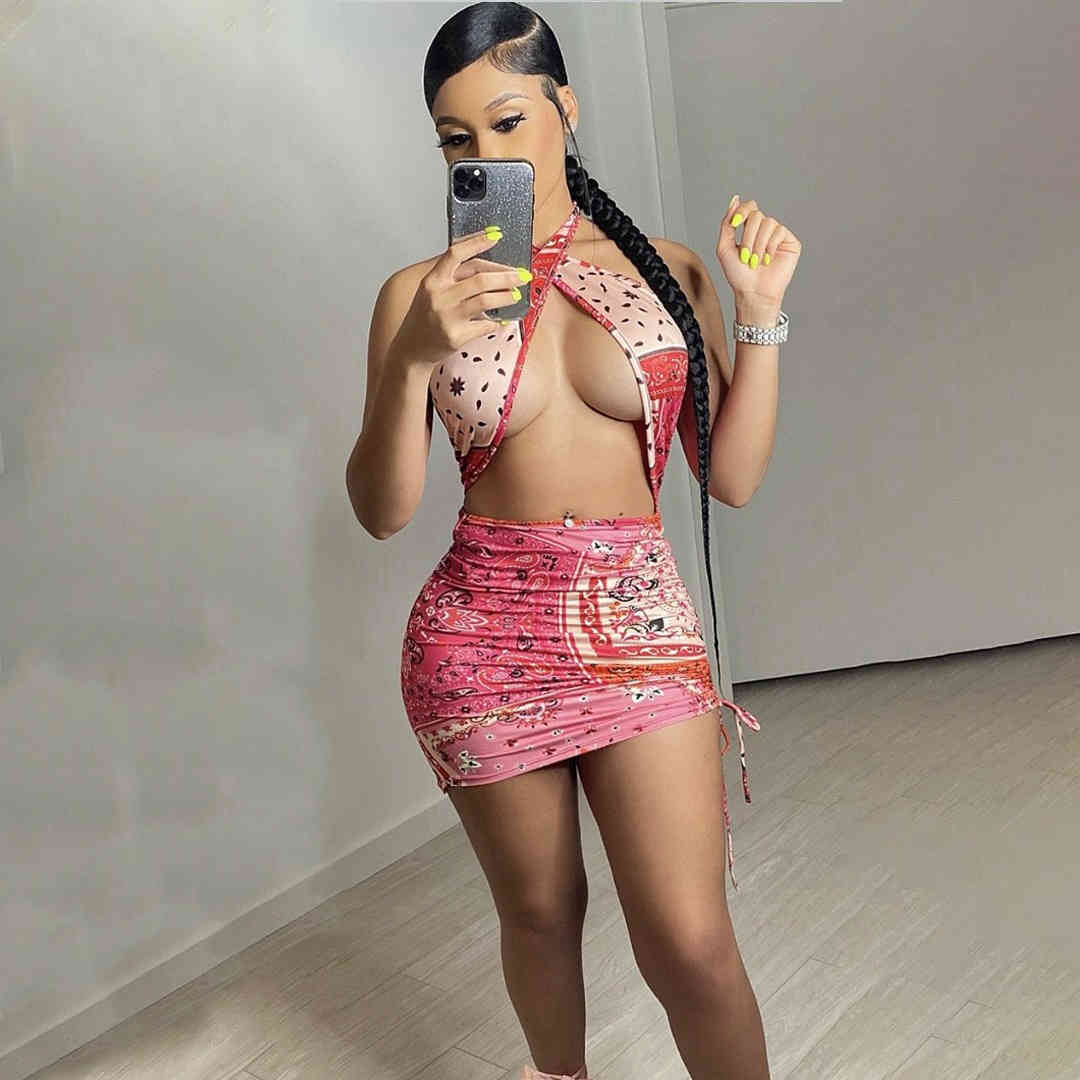 ANJAMANOR Sexy Print Summer Dress 2021 Club Outfits for Women Cut Out Cross Halter Backless Mini Bodycon Dresses D7-CA15, Black;gray
ANJAMANOR Sexy Print Summer Dress 2021 Club Outfits for Women Cut Out Cross Halter Backless Mini Bodycon Dresses D7-CA15, Black;gray