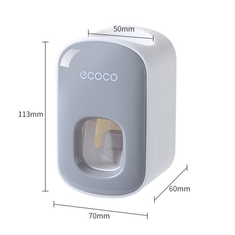 1PC Wall Mount Toothpaste Dispenser Bathroom Accessories Set Toothpaste Squeezer Dispenser Bathroom Toothbrush Holder Tool