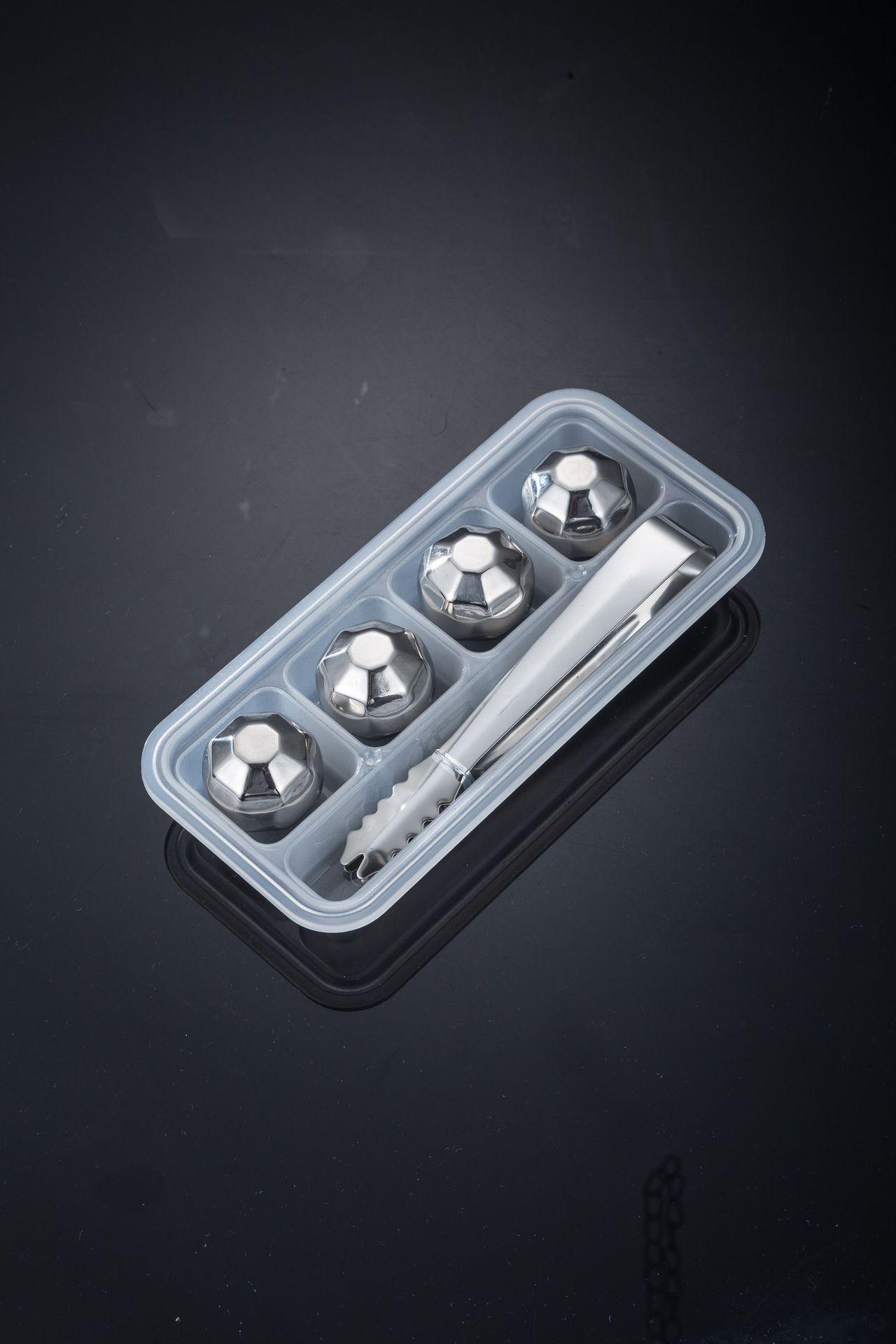 1set/lot Stainless Steel diamond style Whisky Stones Ice Cubes Glacier Cooler Stone Whiskey Rocks ice cube +1pcs clip