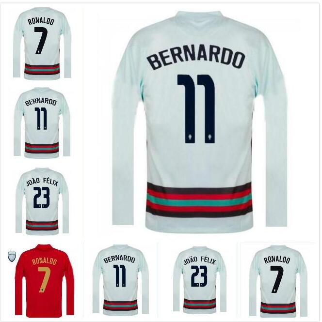 2021 2022 JOAO FELIX Long sleeve soccer jerseys BERNARDO CANCELO RUBEN NEVES away white national team football shirt, Black;yellow
2021 2022 JOAO FELIX Long sleeve soccer jerseys BERNARDO CANCELO RUBEN NEVES away white national team football shirt, Black;yellow