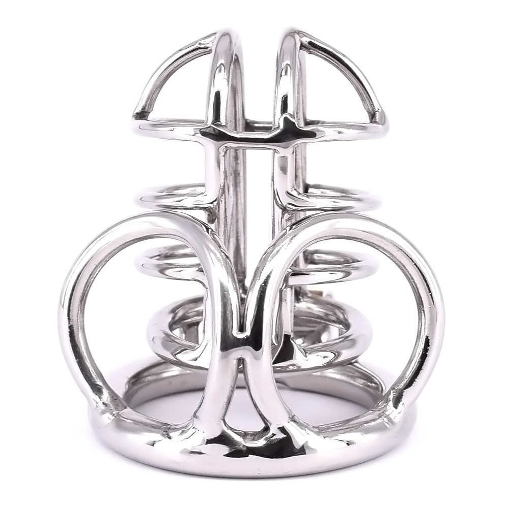 Male Cock Cage Stainless Steel Chastity Devices Penisring Scrotum Restraints Gear with Stealth Lock Metal Ball Cage Sextoy Men P0826
Male Cock Cage Stainless Steel Chastity Devices Penisring Scrotum Restraints Gear with Stealth Lock Metal Ball Cage Sextoy Men P0826